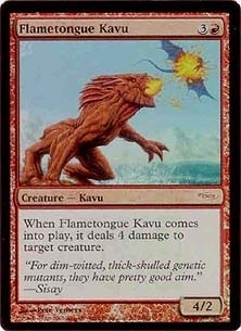 (Promo-FNM)Flametongue Kavu/火炎舌のカヴー